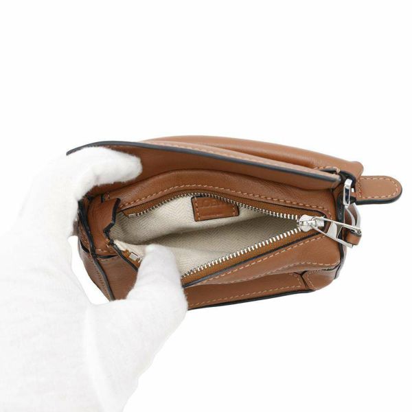 ロエベ ハンドバッグ パズルバッグ ナノ レザー LOEWE バッグ 2wayショルダー