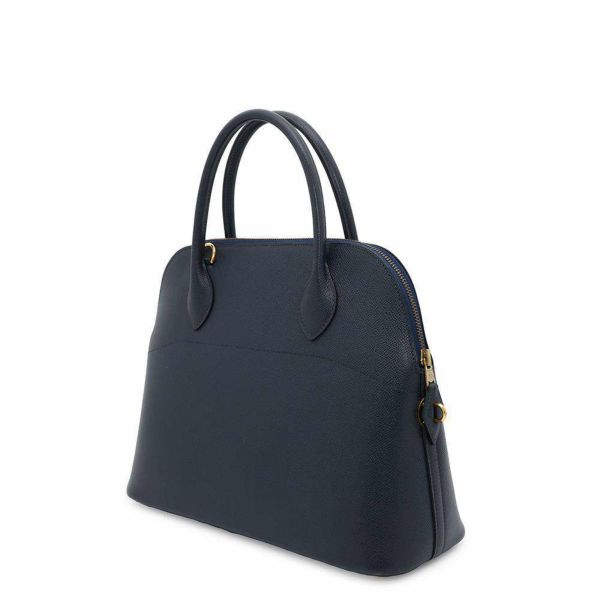エルメス ハンドバッグ ボリード31 ネイビー/ゴールド金具