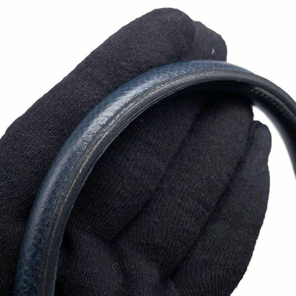 エルメス ハンドバッグ ボリード31 ネイビー/ゴールド金具 クシュベル 〇Z刻印 2wayショルダー