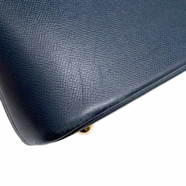 エルメス ハンドバッグ ボリード31 ネイビー/ゴールド金具 クシュベル 〇Z刻印 2wayショルダー