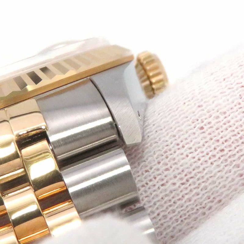 ロレックス デイトジャスト E番 SS/K18YG 16233 ROLEX 腕時計 シャンパン文字盤