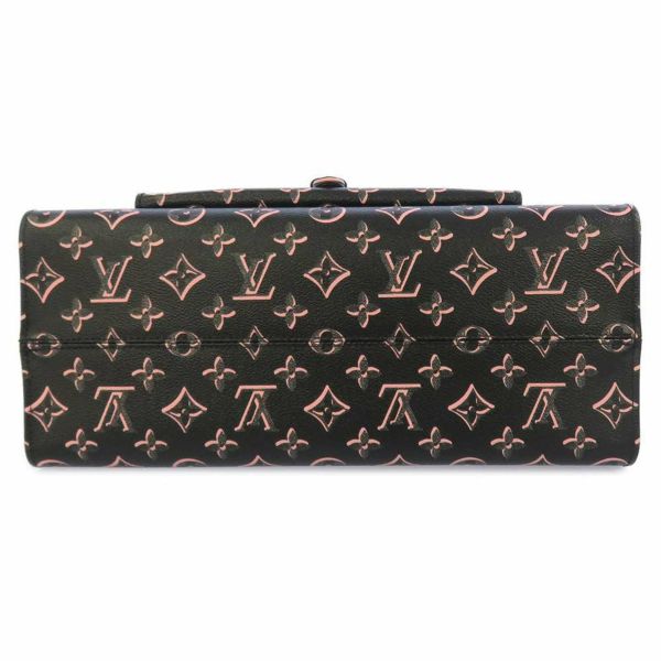 ルイヴィトン ショルダーバッグ モノグラム オンザゴー ポケットMM M46154 LOUIS VUITTON 黒 ピンク