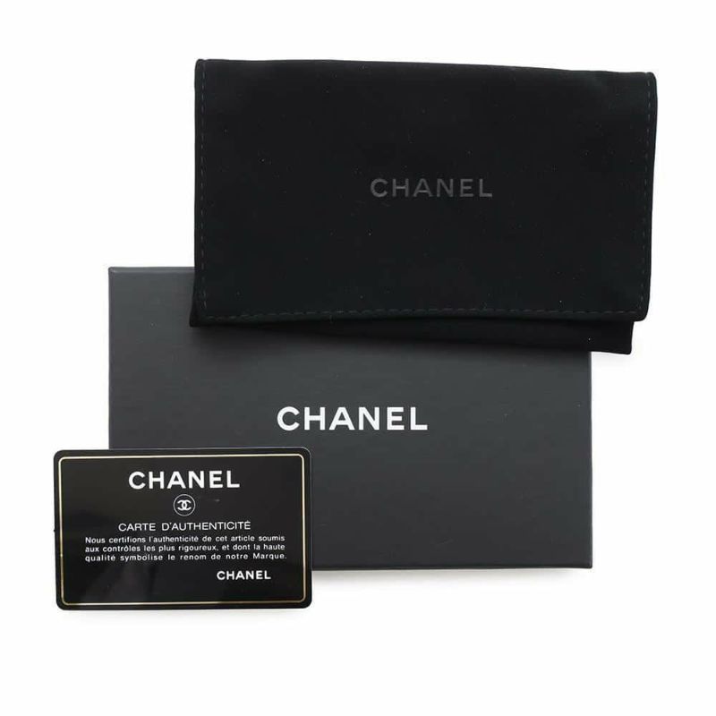 シャネル チェーンカードケース ココマーク マトラッセ ラムスキン A01745 CHANEL カード ノベルティ