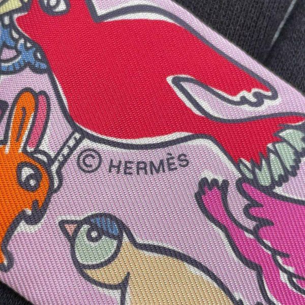 エルメス スカーフ ツイリー 千と一のウサギ Mille et Un Lapins HERMES シルクツイル 2023秋冬