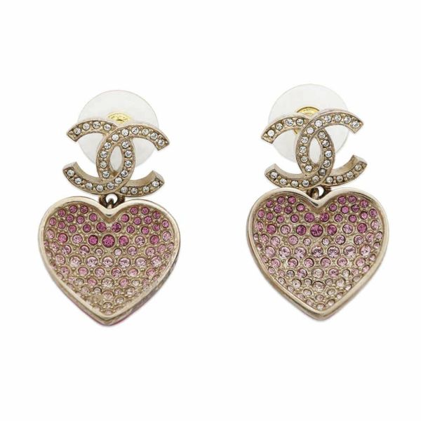 シャネル ピアス ココマーク ハート ラインストーン C 23 P ABA403 CHANEL アクセサリー