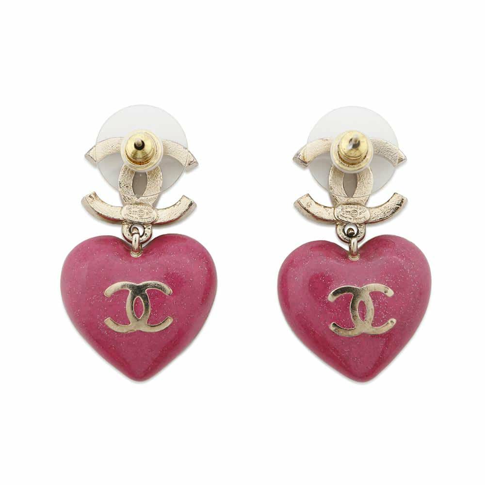 シャネル ピアス ココマーク ハート ラインストーン C 23 P ABA403 CHANEL アクセサリー