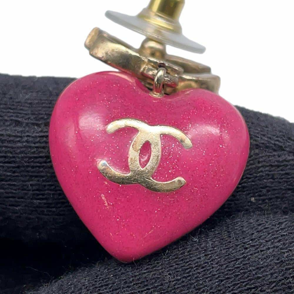 シャネル ピアス ココマーク ハート ラインストーン C 23 P ABA403 CHANEL アクセサリー