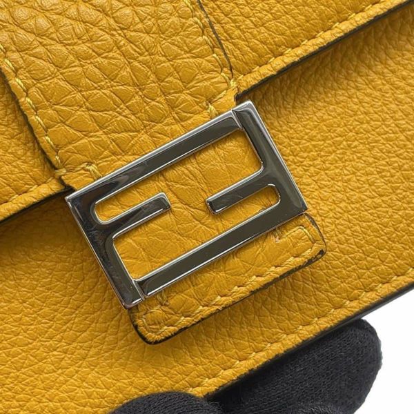 フェンディ ショルダーポシェット マイクロ フラット バゲット レザー 7M0311 FENDI ポーチ