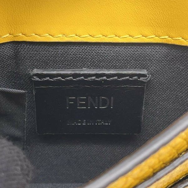 フェンディ ショルダーポシェット マイクロ フラット バゲット レザー 7M0311 FENDI ポーチ