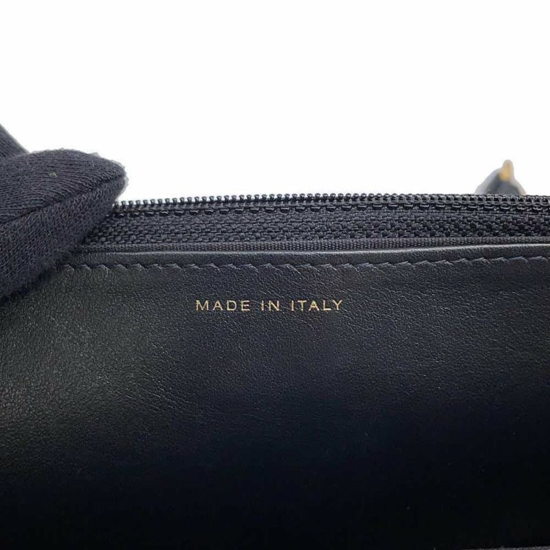 シャネル チェーンウォレット ボーイシャネル マトラッセ ココマーク キャビアスキン AP1117 CHANEL 黒