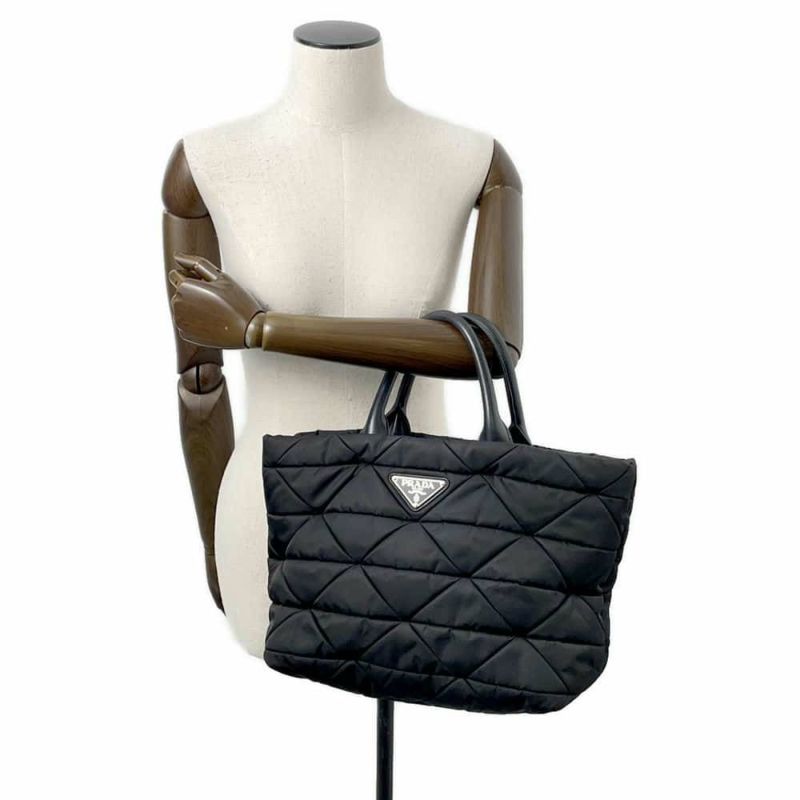 プラダ ハンドバッグ パデッド ナイロン スモール 1BG436 PRADA 2way 黒