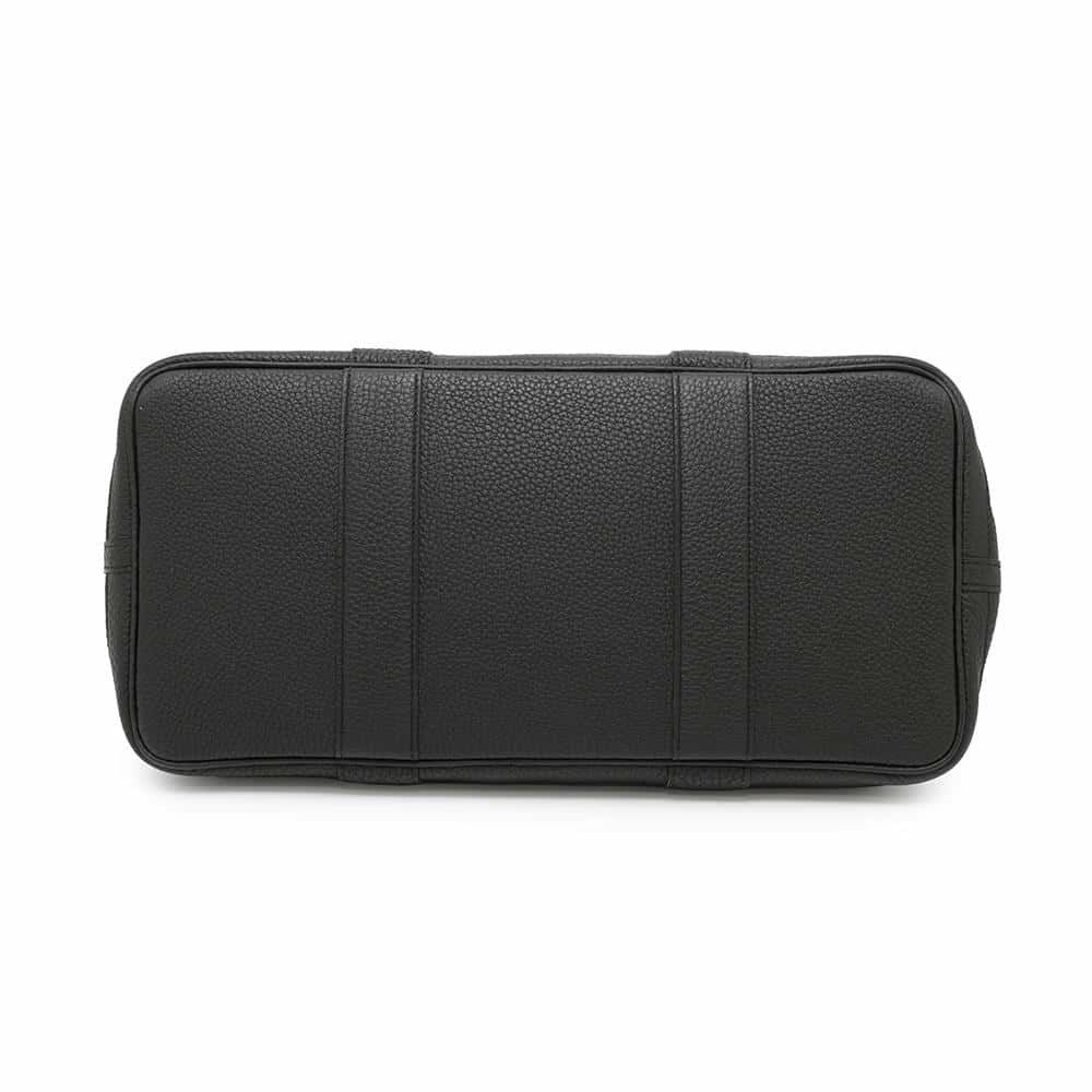エルメス トートバッグ ガーデンパーティPM ブラック/シルバー金具 ネゴンダ W刻印 黒