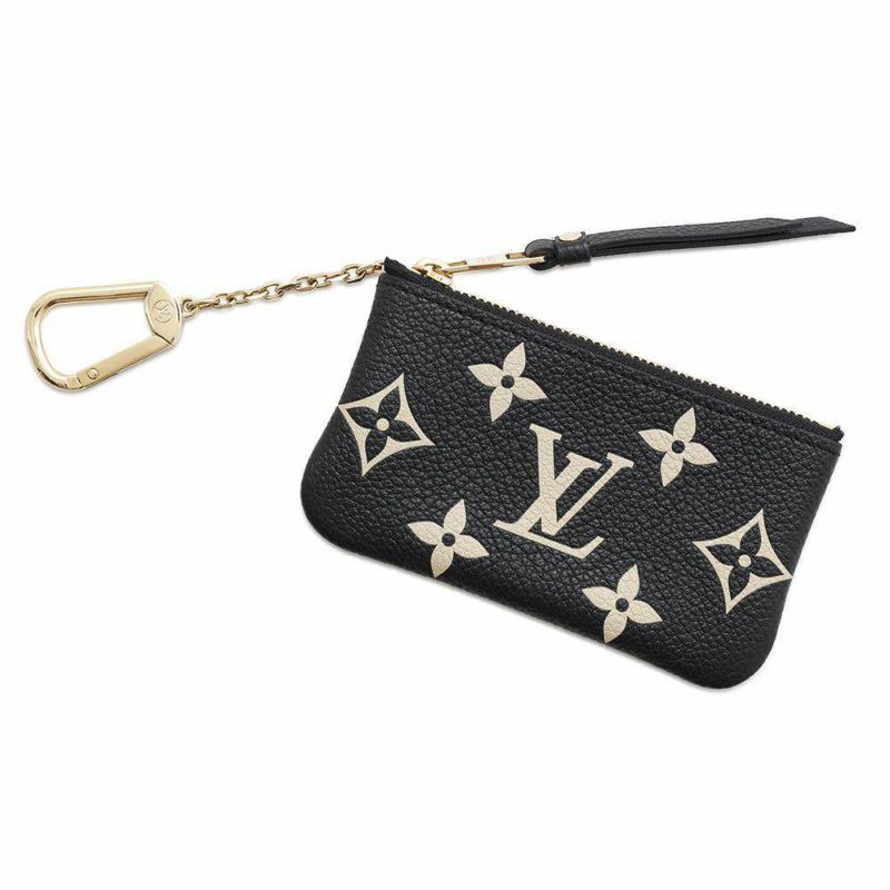 ルイヴィトン コインケース バイカラー モノグラム・アンプラント カードキーケース ポシェット・クレ M80885 ブラック 黒