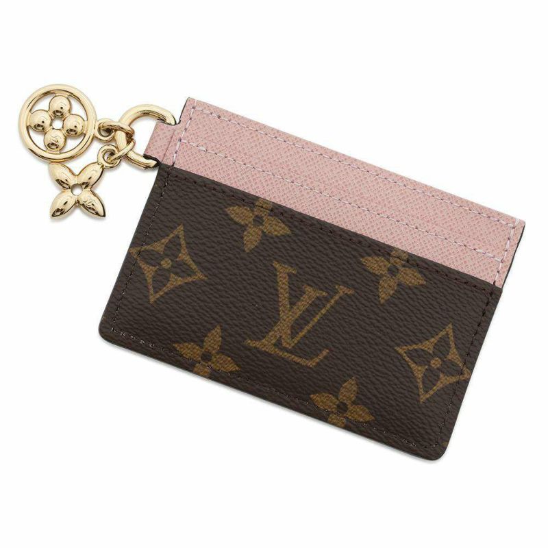 ルイヴィトン カードケース モノグラム ポルト カルト・LV チャーム M82739 LOUIS VUITTON