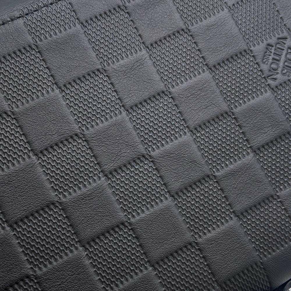 ルイヴィトン 長財布 ダミエ・アンフィニ ジッピー XL オニキスN61254 LOUIS VUITTON ハンドル付き メンズ 黒