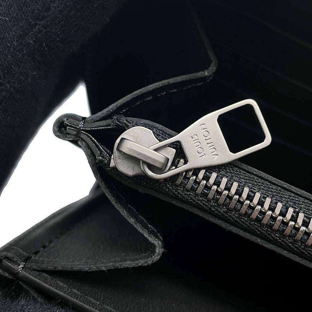 ルイヴィトン 長財布 ダミエ・アンフィニ ジッピー XL オニキスN61254 LOUIS VUITTON ハンドル付き メンズ 黒