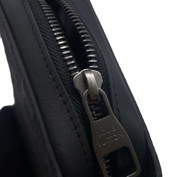 ルイヴィトン 長財布 ダミエ・アンフィニ ジッピー XL オニキスN61254 LOUIS VUITTON ハンドル付き メンズ 黒