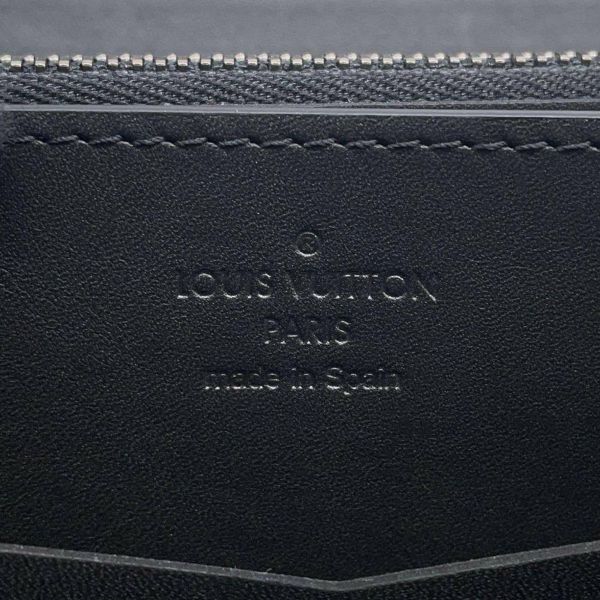ルイヴィトン 長財布 ダミエ・アンフィニ ジッピー XL オニキスN61254 LOUIS VUITTON ハンドル付き メンズ 黒