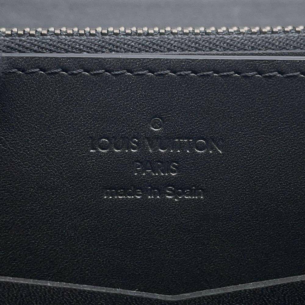 ルイヴィトン 長財布 ダミエ・アンフィニ ジッピー XL オニキスN61254 LOUIS VUITTON ハンドル付き メンズ 黒