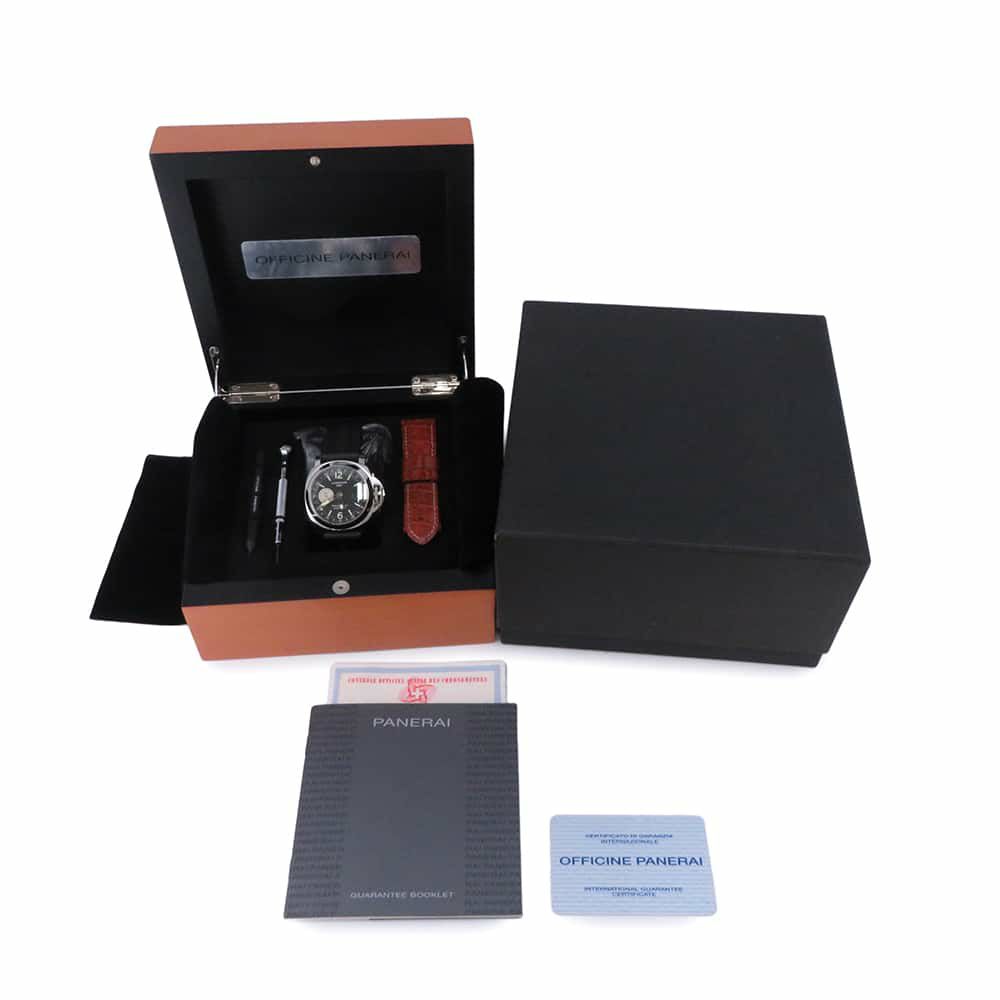 パネライ ルミノール GMT J番 PAM00088 PANERAI 腕時計 黒文字盤