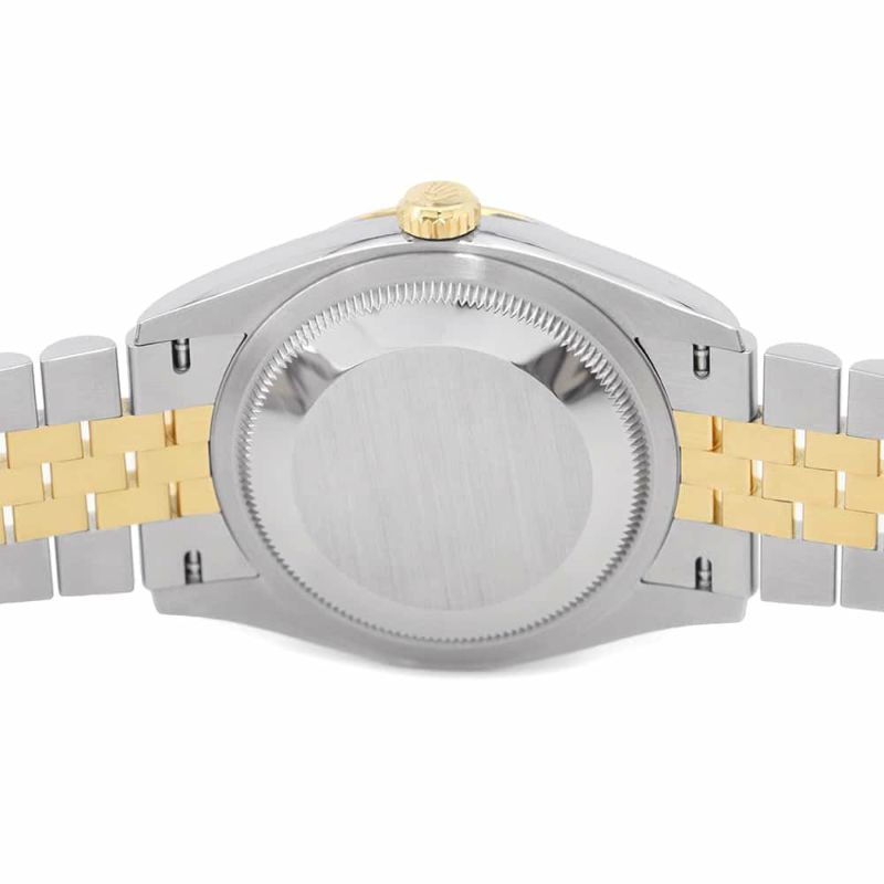 ロレックス デイトジャスト 36 SS/K18YG ゴールデンフルーテッドモチーフ文字盤 10Pダイヤ