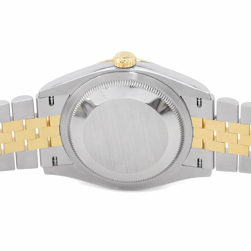 ロレックス デイトジャスト 36 SS/K18YG ゴールデンフルーテッドモチーフ文字盤 10Pダイヤ