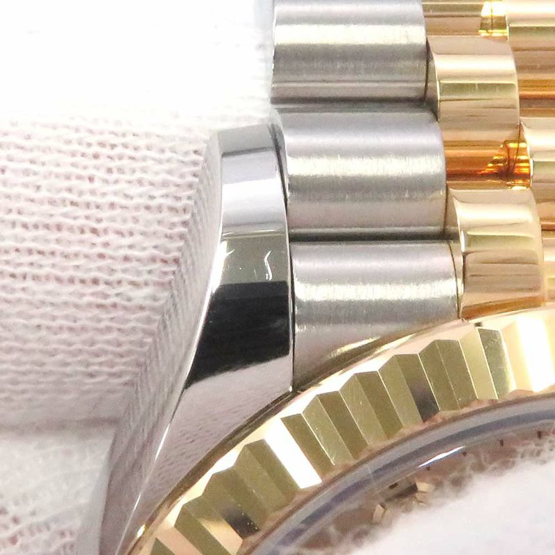 ロレックス デイトジャスト 36 SS/K18YG ゴールデンフルーテッドモチーフ文字盤 10Pダイヤ