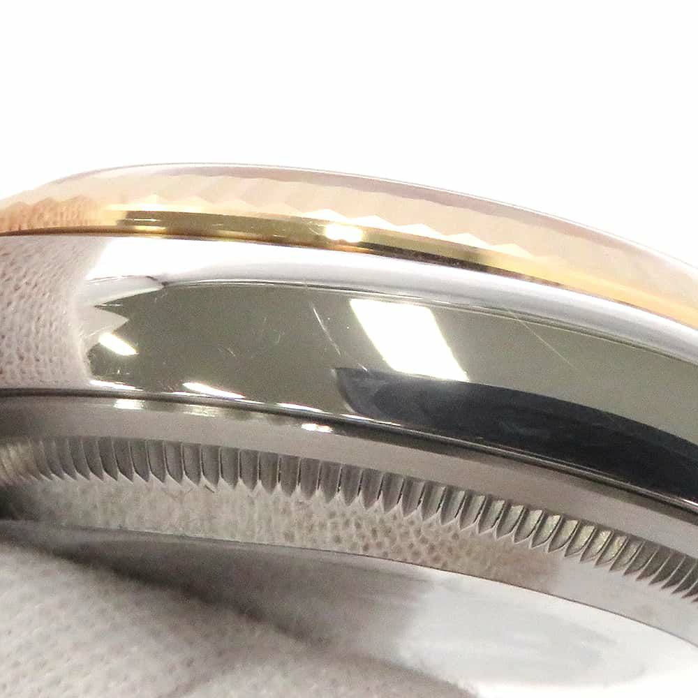 ロレックス デイトジャスト 36 SS/K18YG ゴールデンフルーテッドモチーフ文字盤 10Pダイヤ