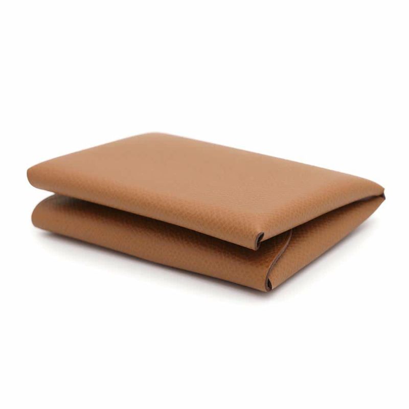 エルメス コインケース カルヴィ デュオ ゴールド/シルバー金具 エプソン W刻印 HERMES 財布