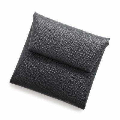 エルメス コインケース バスティア ブラック エプソン W刻印 HERMES 財布 黒