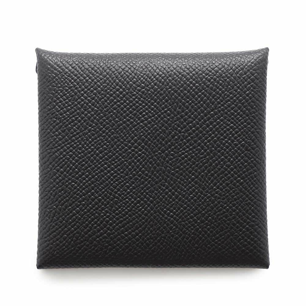 エルメス コインケース バスティア ブラック エプソン W刻印 HERMES 財布 黒