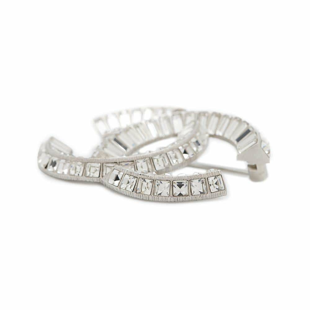 シャネル ブローチ ココマーク ラインストーン A23V A63085 CHANEL アクセサリー