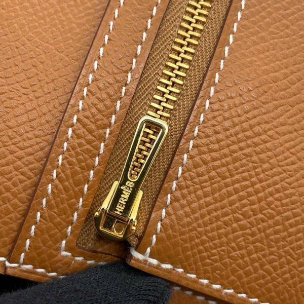 エルメス 長財布 ベアンスフレ ゴールド/ゴールド金具 エプソン B刻印 HERMES 財布