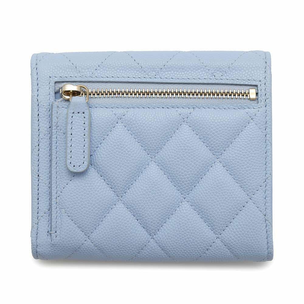 シャネル 三つ折り財布 クラシック スモール フラップ ウォレット ココマーク キャビアスキン AP0231 CHANEL