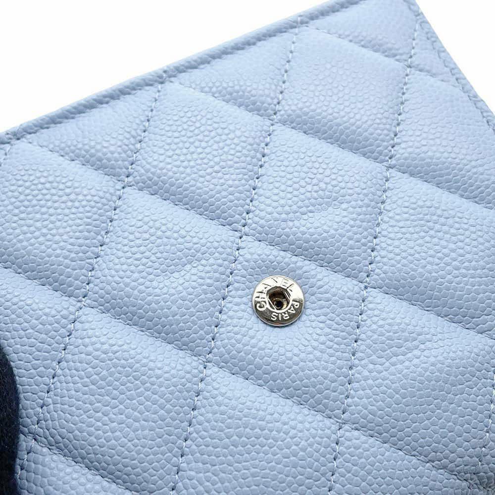 シャネル 三つ折り財布 クラシック スモール フラップ ウォレット ココマーク キャビアスキン AP0231 CHANEL