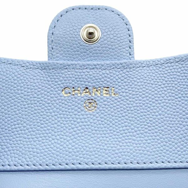 シャネル 三つ折り財布 クラシック スモール フラップ ウォレット ココマーク キャビアスキン AP0231 CHANEL