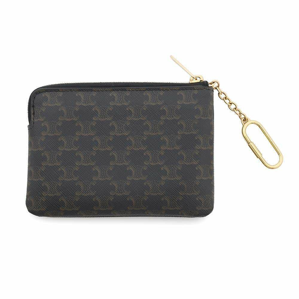 セリーヌ コインケース トリオンフ コイン&カードポーチ 10C662CA2 CELINE 小銭入れ 黒