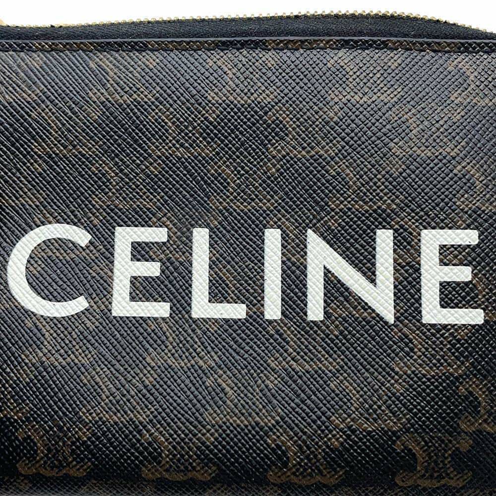 セリーヌ コインケース トリオンフ コイン&カードポーチ 10C662CA2 CELINE 小銭入れ 黒