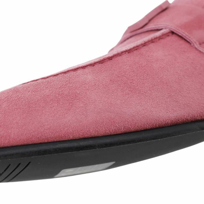 エルメス モカシン パリ スエード レディースサイズ38 HERMES 靴 ローファー