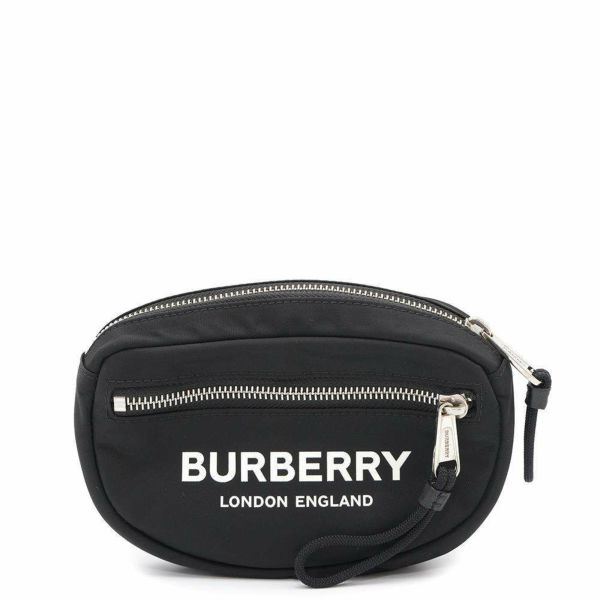 バーバリー ボディバッグ ロゴ ナイロン 8014519 BURBERRY バッグ 黒