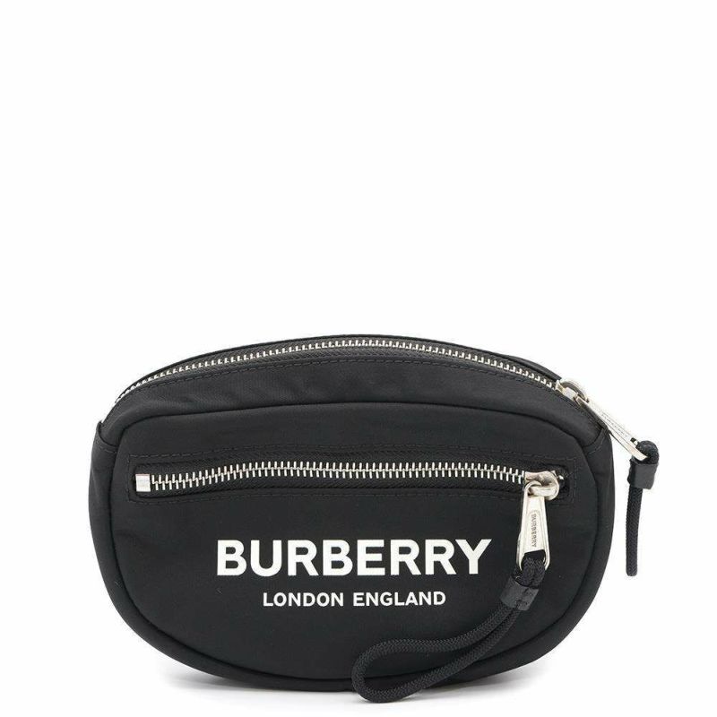 バーバリー ボディバッグ ロゴ ナイロン 8014519 BURBERRY バッグ 黒