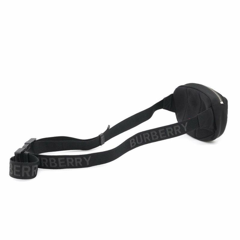 バーバリー ボディバッグ ロゴ ナイロン 8014519 BURBERRY バッグ 黒