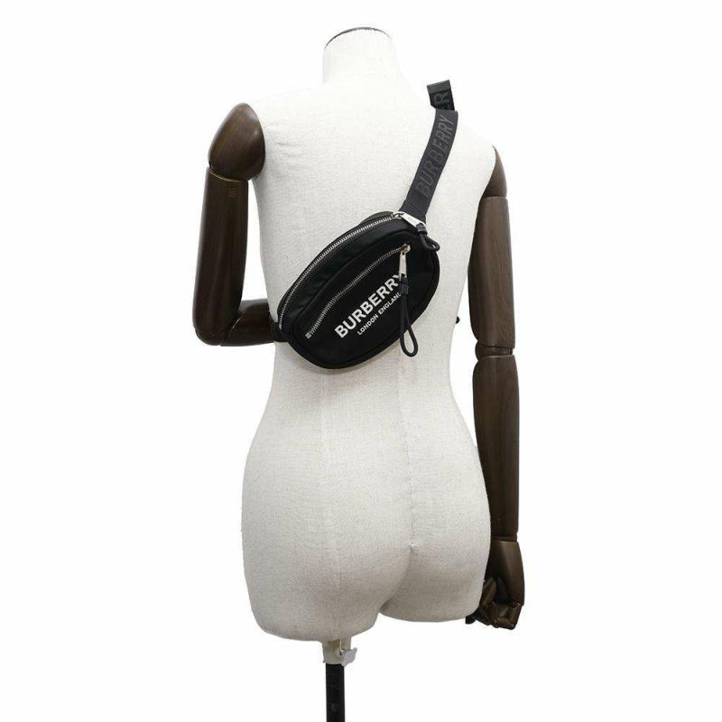 バーバリー ボディバッグ ロゴ ナイロン 8014519 BURBERRY バッグ 黒