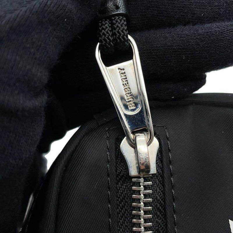 バーバリー ボディバッグ ロゴ ナイロン 8014519 BURBERRY バッグ 黒