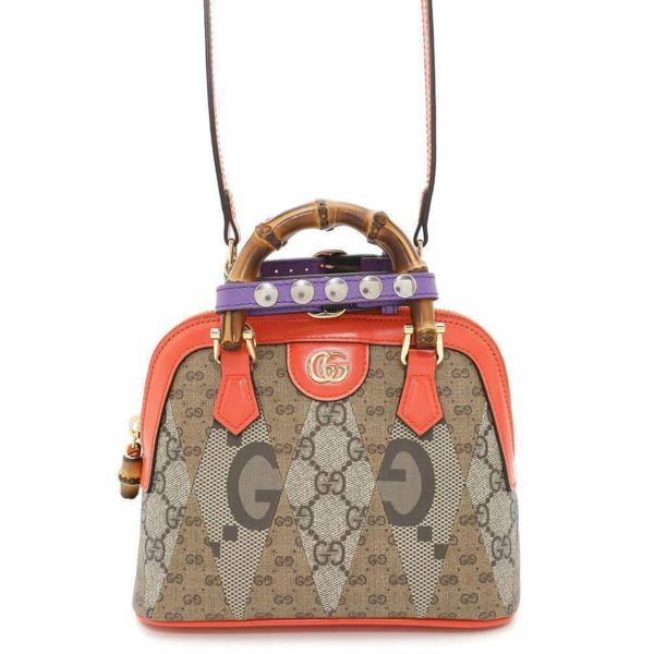 グッチ ハンドバッグ ダイアナ バンブー レザー 715775 GUCCI ショルダーバッグ
