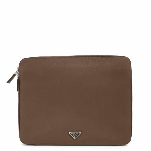 プラダ クラッチバッグ サフィアーノ ロゴ レザー 2VN001 PRADA バッグ セカンドバッグ ビジネス アウトレット品