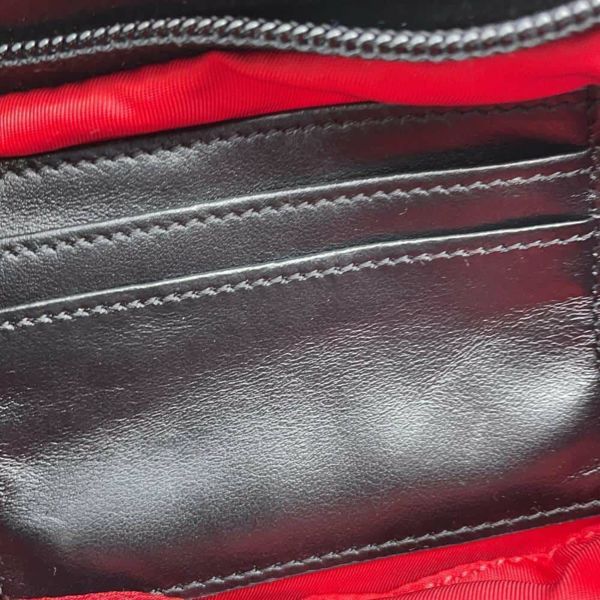 クリスチャン・ルブタン ボディバッグ スタッズ レザー スパイクスタッズ ウエストバッグ 3215169 Christian Louboutin 黒