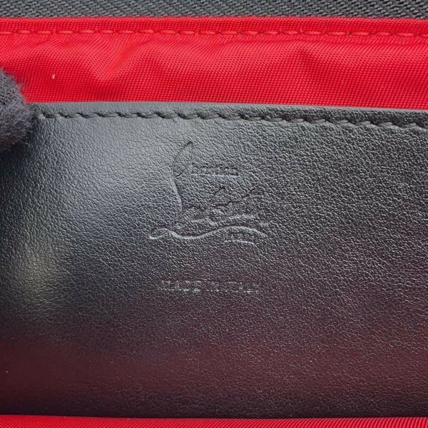 クリスチャン・ルブタン ボディバッグ スタッズ レザー スパイクスタッズ ウエストバッグ 3215169 Christian Louboutin 黒