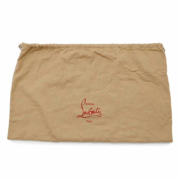 クリスチャン・ルブタン ボディバッグ スタッズ レザー スパイクスタッズ ウエストバッグ 3215169 Christian Louboutin 黒