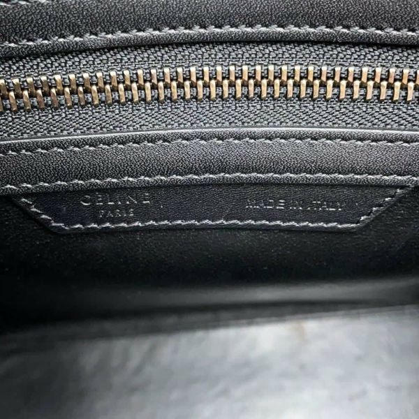 セリーヌ ハンドバッグ ラゲージショッパー マイクロ レザー キャンバス 167792 CELINE バッグ 黒